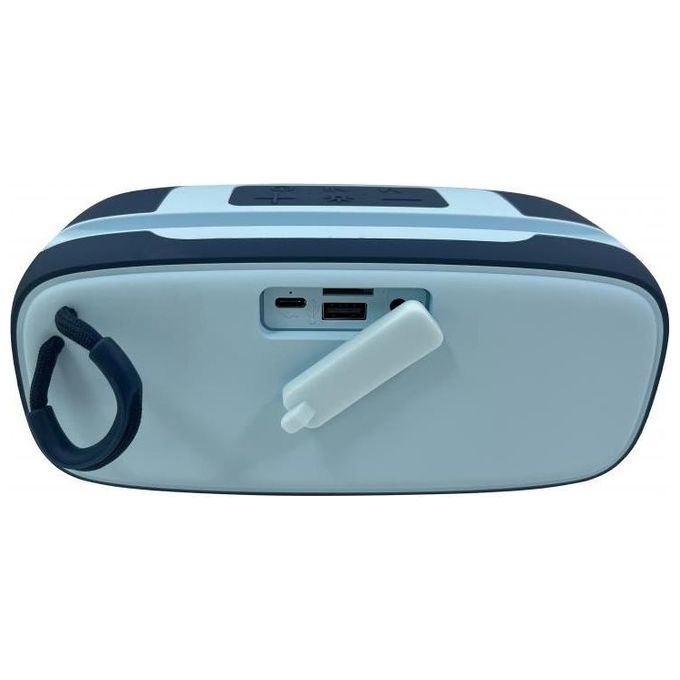 New Majestic 116113 CB Fire 13 Altoparlante Portatile Stereo 20 W RMS Bluetooth 5.3 TWS Luci LED Multicolore colore Nero