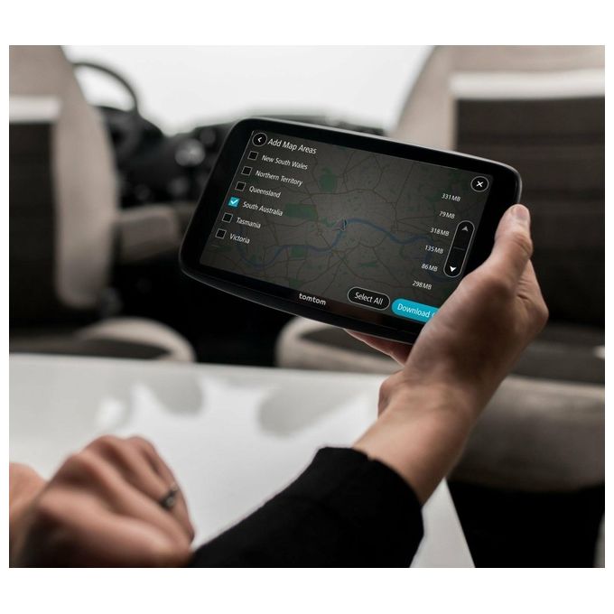 TomTom 1YD7_002_31 GO Camper Max 700 Navigatore per Camper e Roulotte Schermo 7'' Wi-Fi Mappe Mondo Aggiornamenti Mensili Premium Pack colore Nero