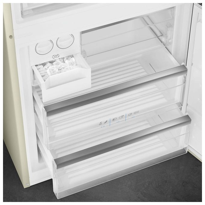 Smeg FC48MDNE Frigorifero Combinato 481 L 192 cm Classe E 41 dB No Frost Inverter colore Marmo