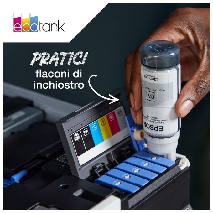 Epson 114 Ecotank Pigment Black Ink Bottle Cartuccia