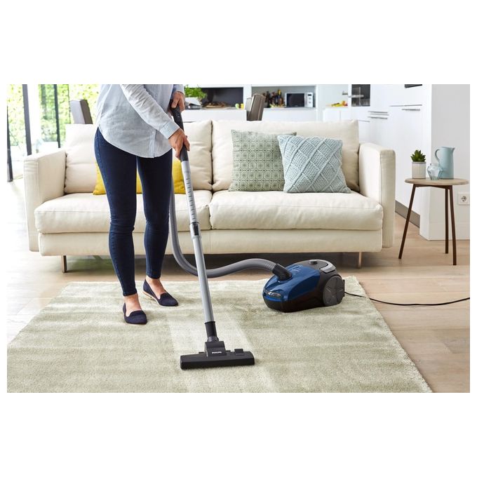 Philips FC8240-09 PowerGo Aspirapolvere a Traino con Sacco 3 L 900 W 77 dB colore Blu