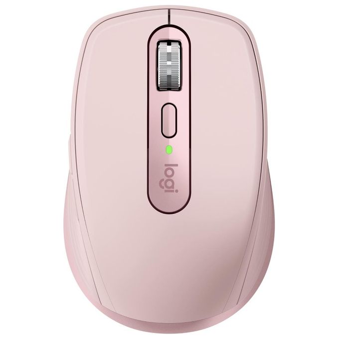Logitech 910-006931 MX Anywhere 3S Mouse Wireless 8000 DPI Clic Silenziosi USB Type-C colore Rosa