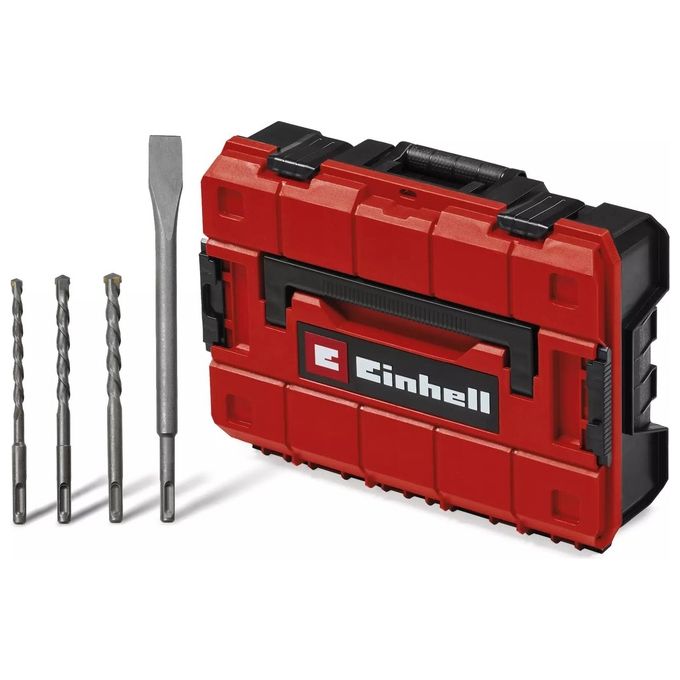 Einhell 4514274 TP-HD 18-28 Li BL+4 Martello Tassellatore a Batteria 18V 3 Ah Brushless con Batteria e Caricabatterie colore Nero Rosso