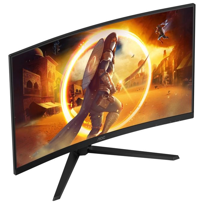 AOC CQ32G4VEAD G4 Monitor PC 31.5'' QHD 2560x1440 180Hz Fast VA HDR10 colore Nero Grigio