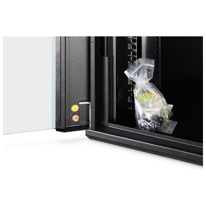 Digitus armadio 9 unita' da muro per reti (a)505 x (l)600 x (p) 450 mm colore nero