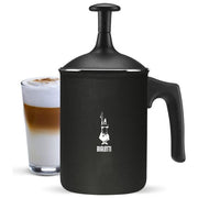 Bialetti Tutto Crema Schiumalatte da 3 Tazze con Colino Doppio per una Schiuma Robusta 0,5Lt Nero