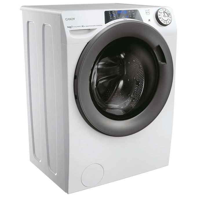 Candy RPW4856BWMR9-1-S RapidÓ Pro Lavasciuga Frontale 8-5 Kg 1400 rpm Classe A Inverter Vapore Wi-Fi (85x60x54 cm) colore Bianco
