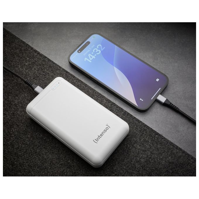 Intenso PowerBank XS20000 Bianco 20000mAh con Usb-A a Tipo C