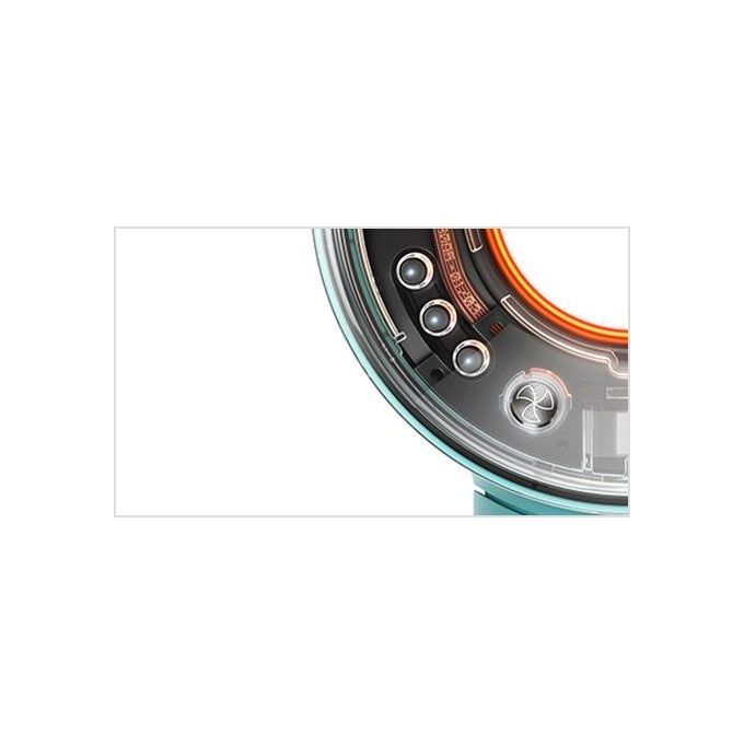 Dyson 515276-01 Supersonic Nural Asciugacapelli 1600W Motore V9 3 Velocita' 4 Temperature con Accessori colore Blu Arancione