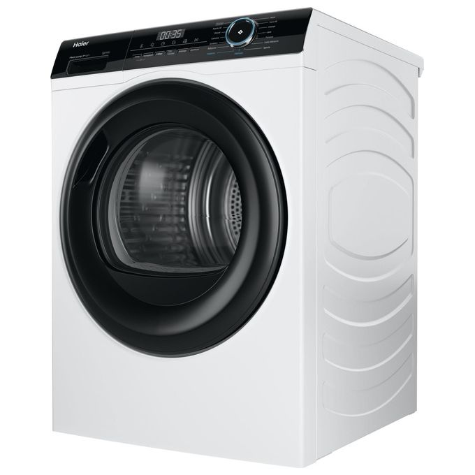 Haier HD90-A3939 I-Pro Serie 3 Asciugatrice Pompa di Calore 9 Kg Classe C Inverter 15 Programmi (85x60x67 cm) colore Bianco