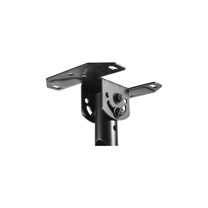 NuovaVideosuono LCD50 Supporto TV da Soffitto orientabile fino a 55'' VESA 100x100 400x400 mm 50 Kg inclinazione 0 25° colore Nero