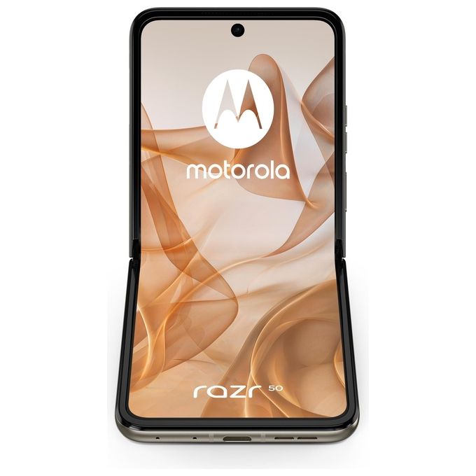 Motorola, Razr 50, Smartphone Pieghevole, 256 GB, 8 GB RAM, 6.9'', Doppia SIM, 5G, Sabbia