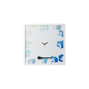 Bi-Office Lavagna con Orologio Magnetica 40x40cm