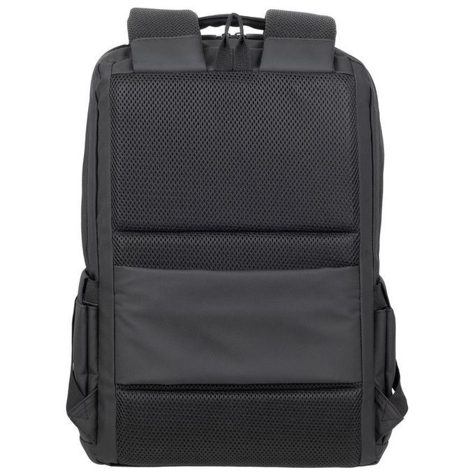 Rivacase 8435 BLACK ECO BACKPACK Tegel Zaino per Laptop fino a 15.6'' con Materiale Riciclato RPET Impermeabile colore Nero