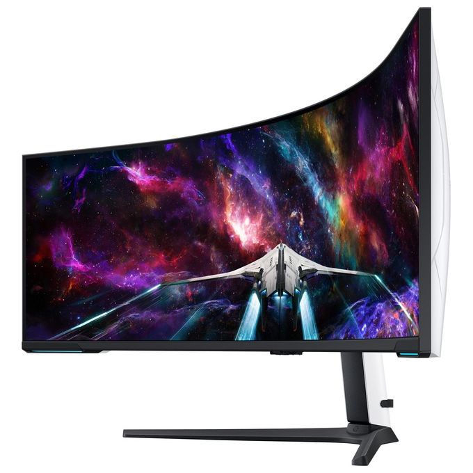 Samsung LS57CG952NUXEN Odyssey Neo G9 Monitor Gaming 57'' Dual UHD 7680x2160 Pixel 240 Hz 1 ms GtG Quantum Mini LED HDR1000 colore Nero