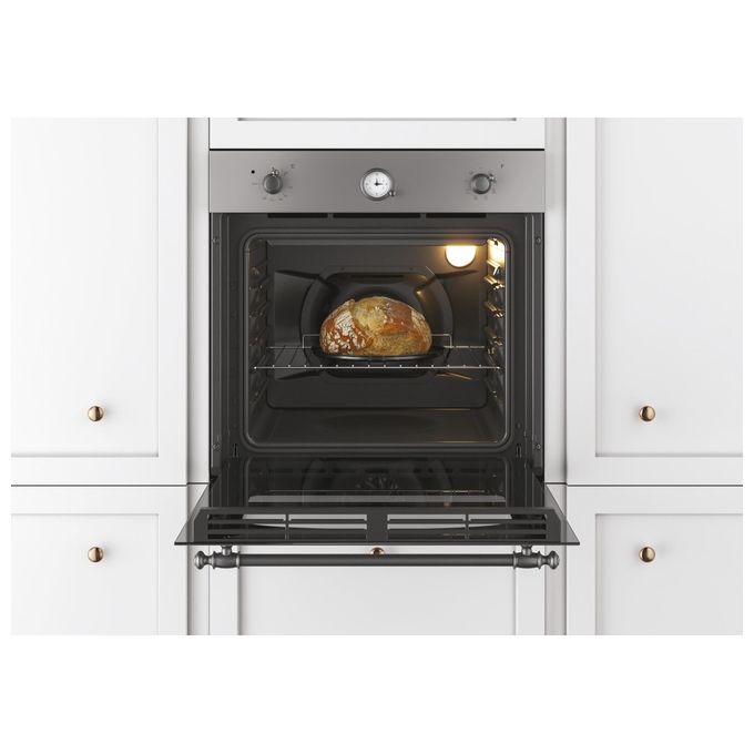 Candy FCC 604 X Forno Elettrico Multifunzione da Incasso Capacita' 65 Litri Classe energetica A 8 Funzioni 60 cm Acciaio Inox