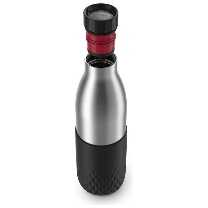 Emsa Bottiglia Termica Quick Press BluDrop Nero