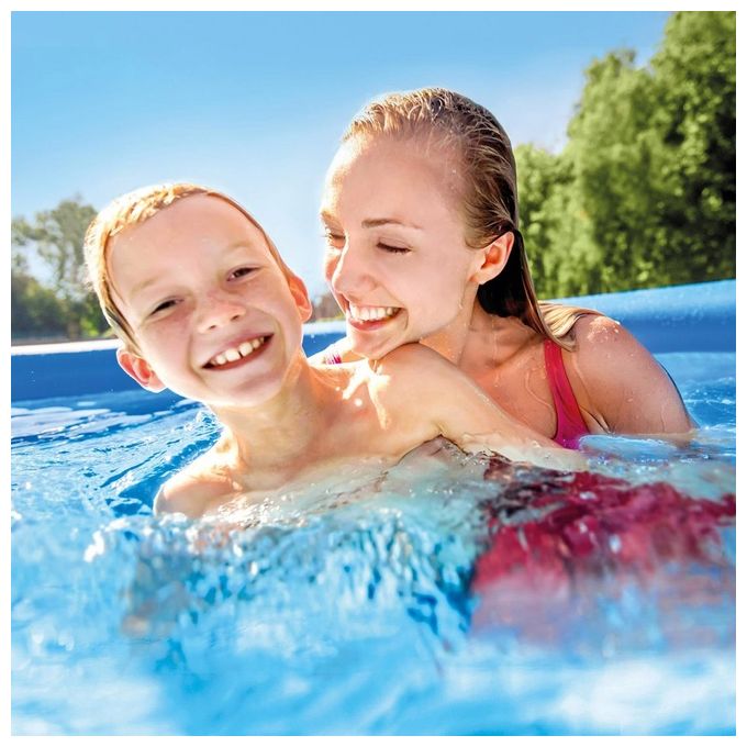 Intex 28108NP Easy Set Piscina Fuori Terra Rotonda 244x61 cm Autoportante Pompa Filtro 1250 L-h 1942 L colore Azzurro