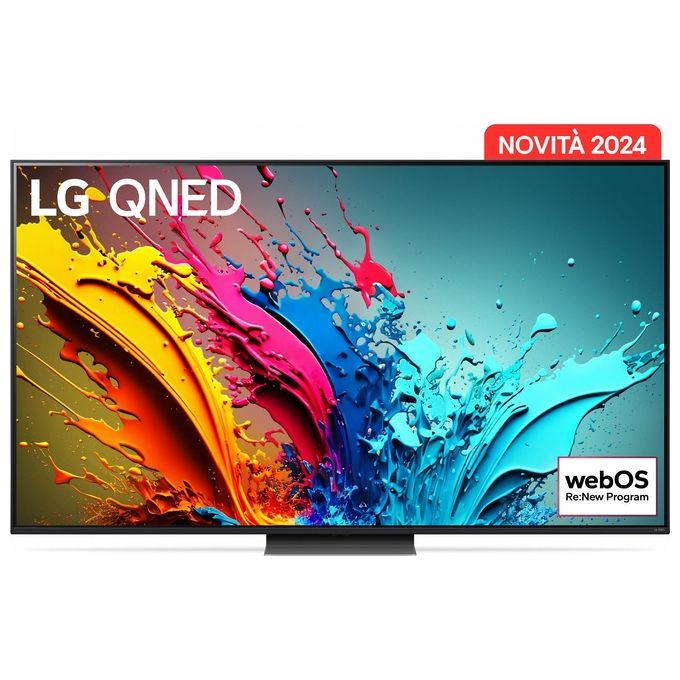 LG 86QNED86T6A.API Serie QNED86 TV 4K 86'' QNED 4 HDMI Smart TV 2024 con webOS 24 colore Ashed Blue