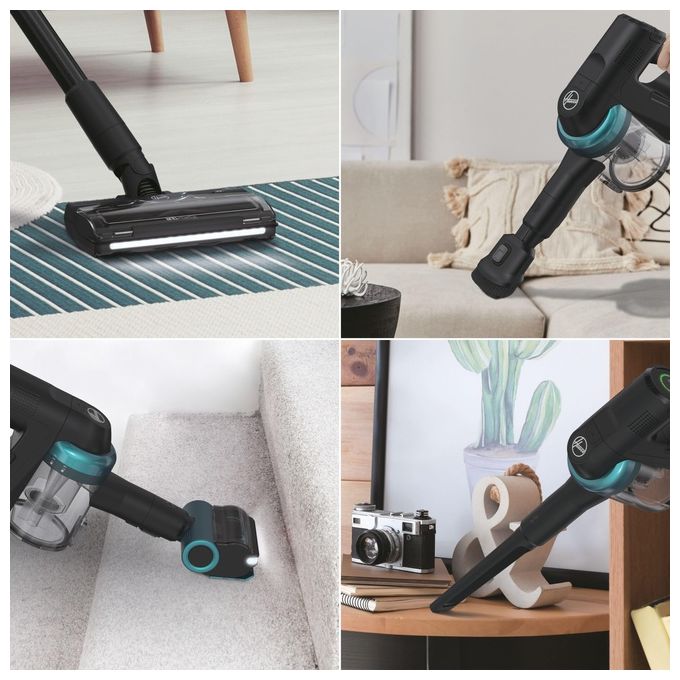 Hoover HF410P 011 Aspirapolvere Senza Fili ANTI-TWIST 0.4 L Autonomia 30 min 240 W colore Verde