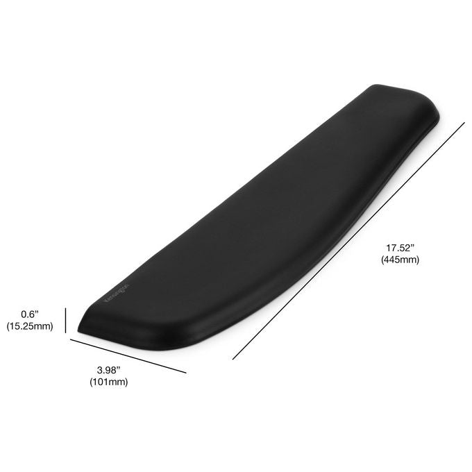 Kensington K52799WW ErgoSoft Poggiapolsi per Tastiera Standard cuscinetto in gel antiscivolo colore Nero