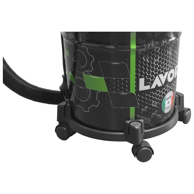 Lavor Bidone Aspiratutto Rudy 1200S Potenza Max 1200 Watt per Fai da Te e Pulizie Efficaci