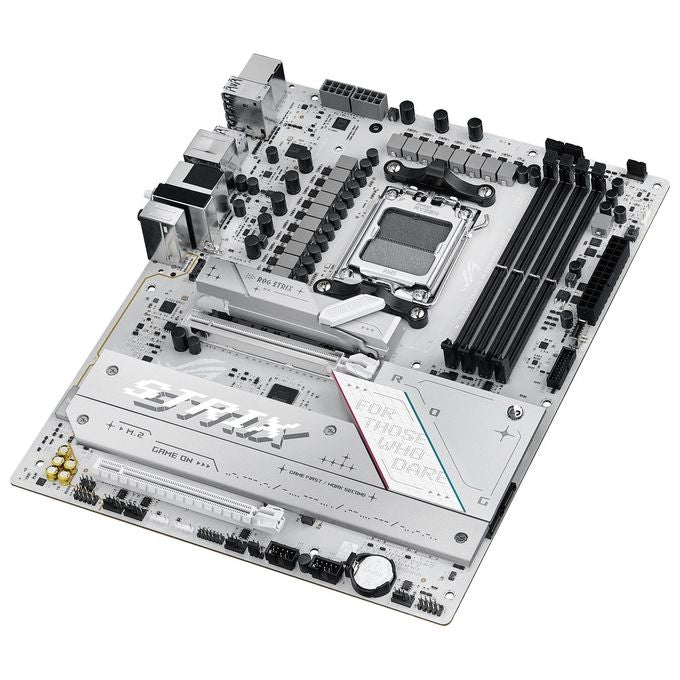 ASUS 90MB1J50-M0AAY0 ROG STRIX B850-A Scheda Madre ATX Socket AM5 DDR5 fino a 8000 MHz Wi-Fi 7 colore Bianco