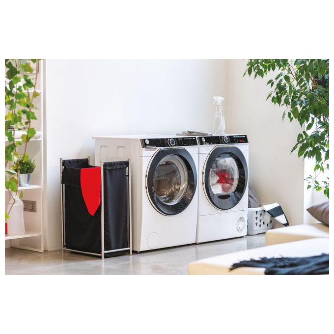 Hoover HWP49AMBC7-1-S Lavatrice caricamento frontale 9 Kg Classe A 1400 giri 53 cm Inverter Vapore