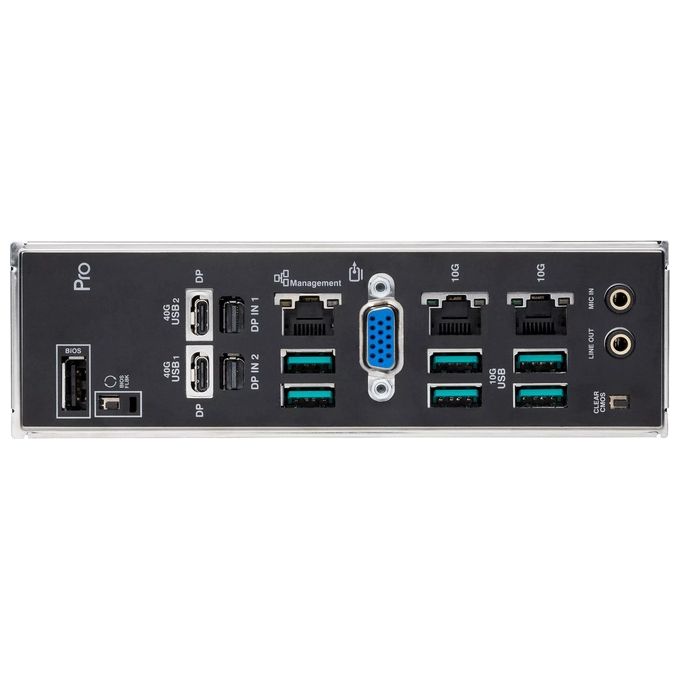 ASUS 90MB1FW0-M0EAY0 Pro WS WRX90E-SAGE SE Scheda Madre Workstation AMD sTR5 7 slot PCIe 5.0 x16 4 M.2 colore Nero