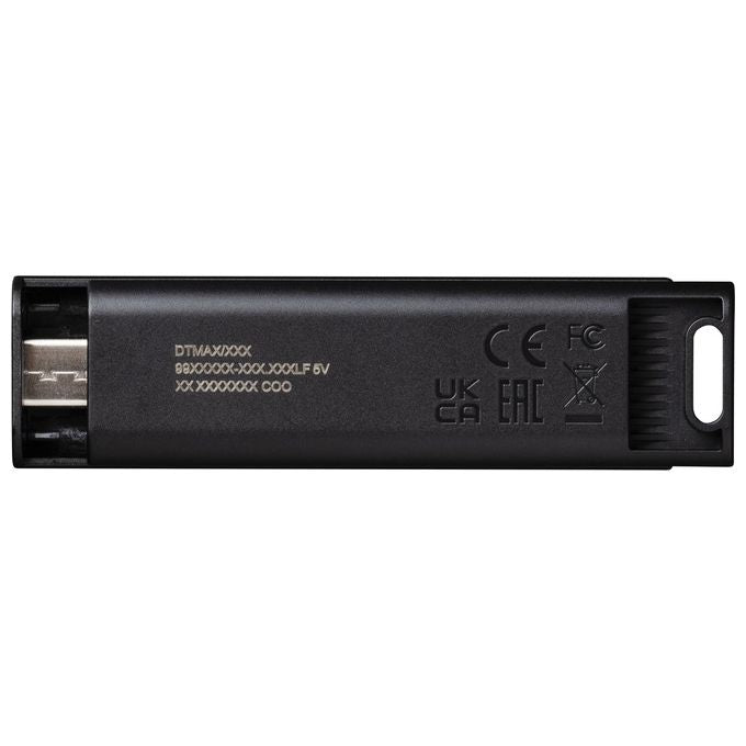 Kingston Technology DTMAX-512GB DataTraveler Max Unita' Flash USB 3.2 Gen 2 512 GB 1000 MB-s 900 MB-s USB Tipo-C colore Nero