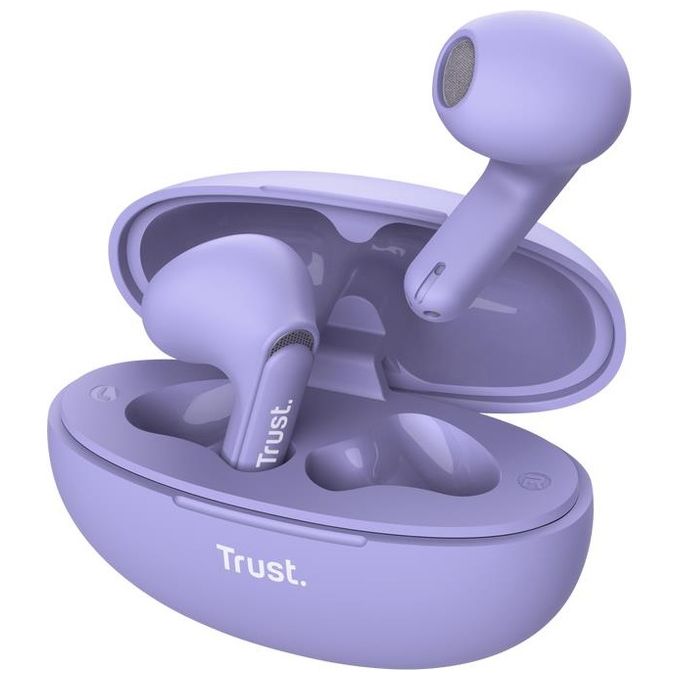 Trust Yavi Auricolare True Wireless Stereo (TWS) In-ear Musica e Chiamate USB tipo-C Bluetooth Viola