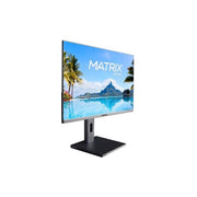YASHI YCYZ23724 Matrix Monitor PC 23.8'' VA LED Full HD 1920x1080 75Hz 4ms 300cd-m² con Altoparlanti Regolazione Altezza colore Nero
