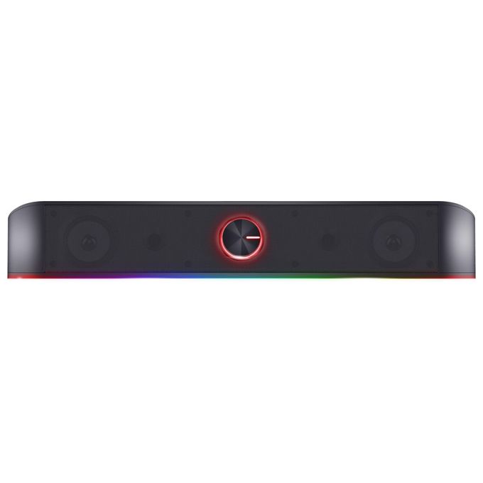 Trust GXT 619 Thorne Soundbar Gaming RGB 2.0 canali 6W Jack AUX 3.5mm Alimentazione USB colore Nero