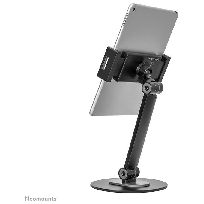 Neomounts DS15-540BL1 Supporto per Tablet Universale Regolabile 360° Altezza 330 mm Rotazione 104° Inclinazione 270° colore Nero