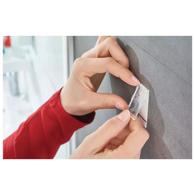 Tesa Gancio Appenditutto in Acciaio Powerstrips Waterproof