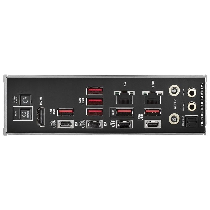ASUS 90MB1IE0-M0EAY0 ROG CROSSHAIR X870E HERO Scheda Madre ATX Socket AM5 DDR5 192 GB PCIe 5.0 Wi-Fi 7 Bluetooth 5.4 colore Nero