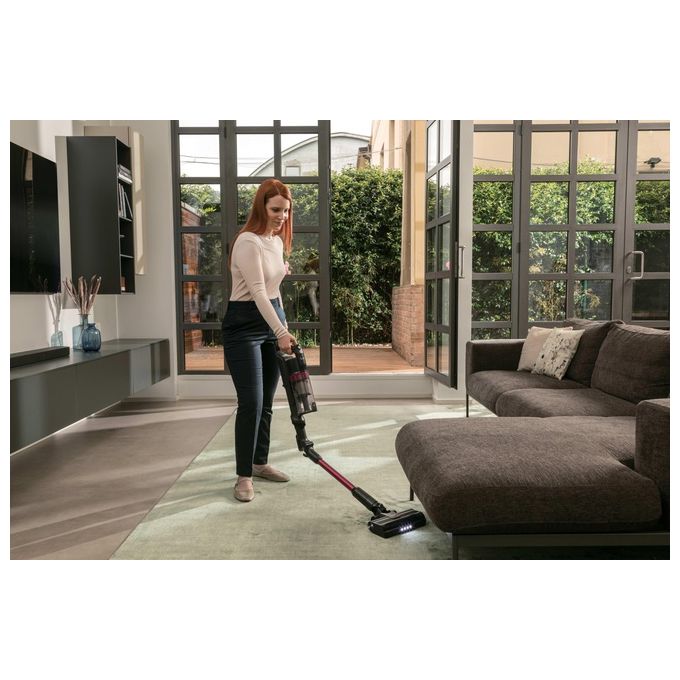 Hoover HF1P10HX HF1 Plus Aspirapolvere Scopa Elettrica Senza Fili Ciclonica 45 min 165W colore Magenta