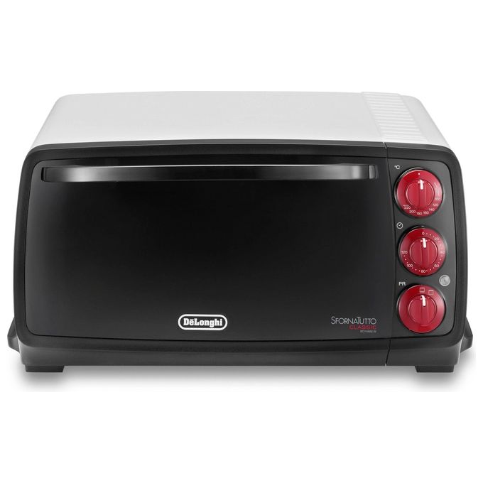 DeLonghi EO14552W Fornetto Elettrico con Grill Sfornatutto Capacita' 14 Litri Potenza 800 W 3 Funzioni   Bianco