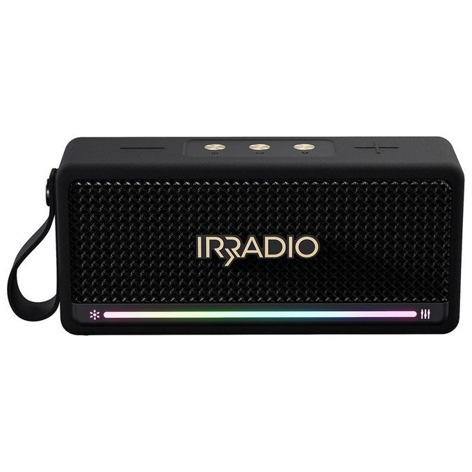 IRRADIO 179BBC55-F76A-4B5C-9D49-A81274A20BEE IR-M5 Classic Altoparlante Portatile 20W Bluetooth 5.4 IPX7 TWS LED RGB colore Nero