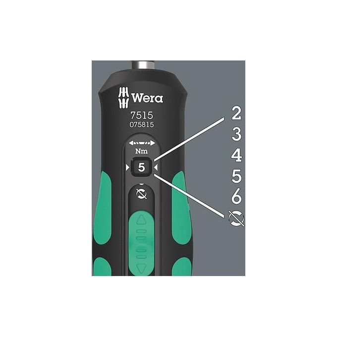 Wera 7515 Kraftform Safe-Torque Speed Giravite Dinamometrico 2-6Nm