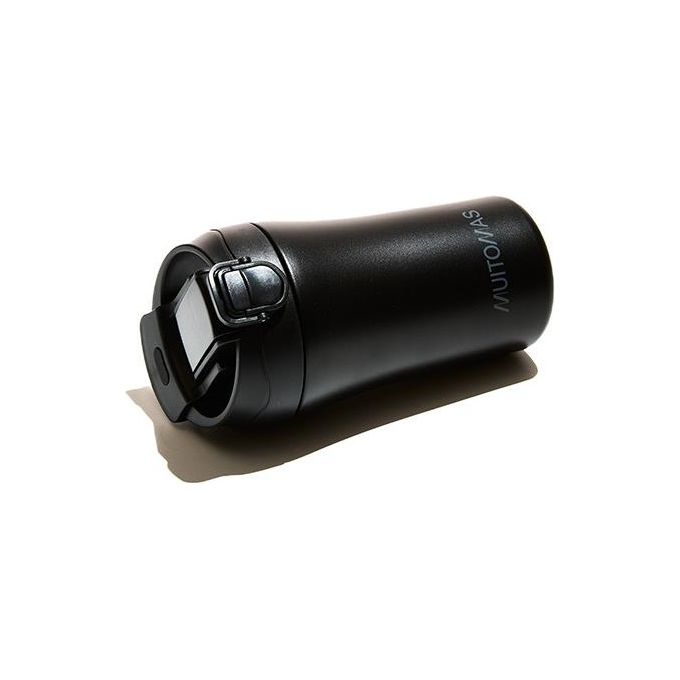 Muitomas Tazza Termica con Coperchio 350ml Nero