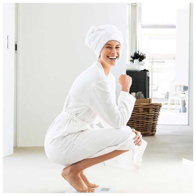 Beurer GS 215 Rome Bilancia in Vetro con Display LED Magic