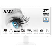 MSI 9S6-3PB4CH-083 PRO MP273AW Monitor PC 27'' IPS Full HD 1920x1080 100Hz 1ms Altoparlanti VESA colore Bianco