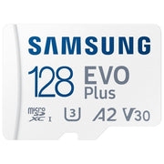 Samsung MB-MC128SA-EU EVO Plus Scheda MicroSDXC 128 GB UHS-I U3 V30 A2 160 MB-s colore Bianco