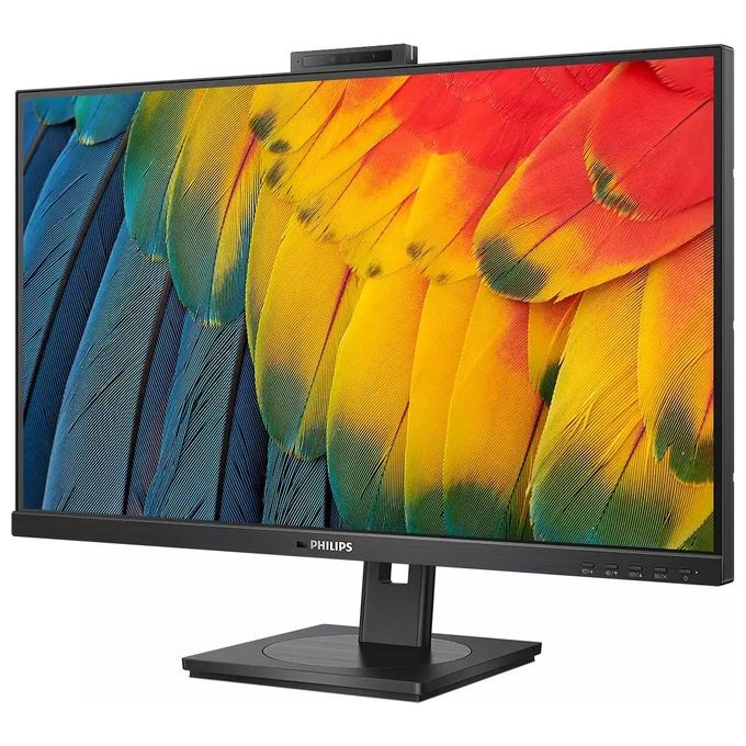 Philips 24B1U5301H-00 Serie 5000 Monitor PC 23.8'' IPS Full HD 1920x1080 USB-C 90W Webcam 5MP Hub USB 3.2 HDMI DisplayPort colore Nero