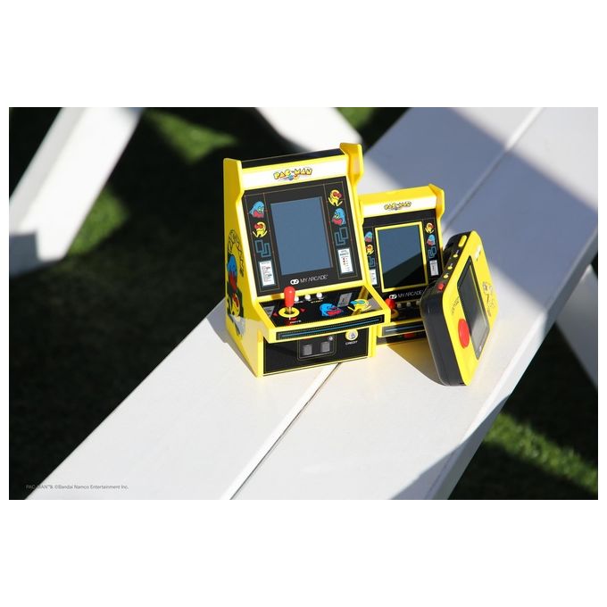 My Arcade DGUNL-4194 Micro Player Pro Console da gioco portatile schermo 2.75'' con gioco Pac-Man incluso colore Multicolore