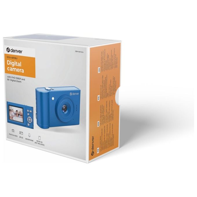 Denver DCA-4811 Fotocamera Compatta Digitale Blu