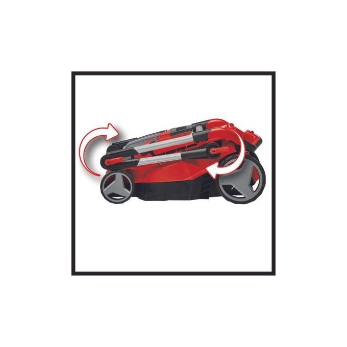 Einhell Tagliaerba RASARRO 36-40 a Batteria Potente e Silenzioso per Giardini fino a 500 mq con Regolazione Altezza Centralizzata