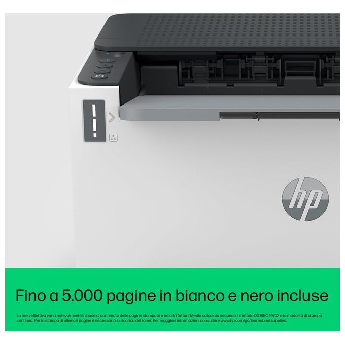 HP 2R7F4A LaserJet Tank 2504dw Stampante Laser Monocromatica 22 ppm Fronte Retro Automatica Wi-Fi USB LCD colore Bianco
