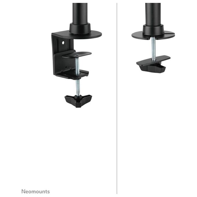 NewStar Supporto da Scrivania per 2 Monitor 10''-27'' Nero